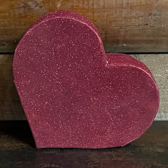 Vtg. LUSH Red Sparkle "True Love" Empty Gift Box: Reuse/Display/Collect, Box #2 - Picture 5 of 5